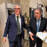 Da sinistra: il Coordinatore Marche Sandro Marani e il Delegato di Castel Del Monte Lazzaro Di Trani
