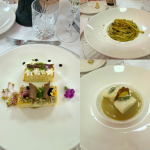 Antipasti, baccalà in olio-cottura,pasta con le sarde