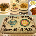 Crispeddi di baccalà, tortino di sarde al forno e insalata di stocco, Pasta c'anciovi e muddica, Lo stocco a ghiotta in bianco e rosso, torta AIC
