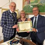 Da sinistra: Roberto Ariani, Giuliana Giuliani, Gennaro Berardono