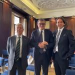Da sinistra: Fazzari, Centinaio, d'Anna