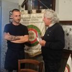 Il Delegato Massimo Messina con il ristoratore de Il Podere