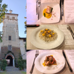 Il torrione del Maniero; alcune portate