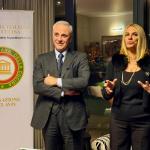 L'ambasciatore Luca Ferrari e la delegata Cinzia Klein