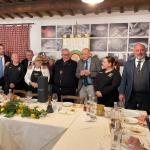 La premiazione della brigata di cucina e di sala con il VPV D'Alessio e il simposiarca Di Fonzo