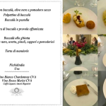 Menu e portate