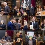 Momenti conviviali e consegna del guidoncino dell'Accademia