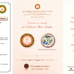 Programma covegno; menu del convivio