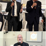 Lodovico Miari Pelli Fabbroni, Dirigente dell’Istituto; Vice Delegato Renzo Bartoloni; Leonardo Romanelli, docente e gastronomo