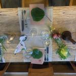 La tavola, bouquet di ortaggi e profumi dei piatti