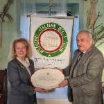 La neo Delegata Antonietta Draghi Serpagli e il Delegato Onorario Giovanni Spartà